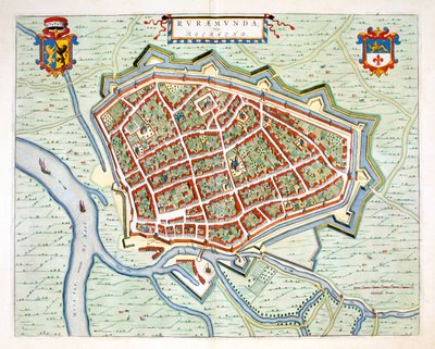 Roermond, 1649 von Joan Blaeu